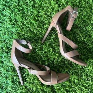 Strappy Nude Heels
